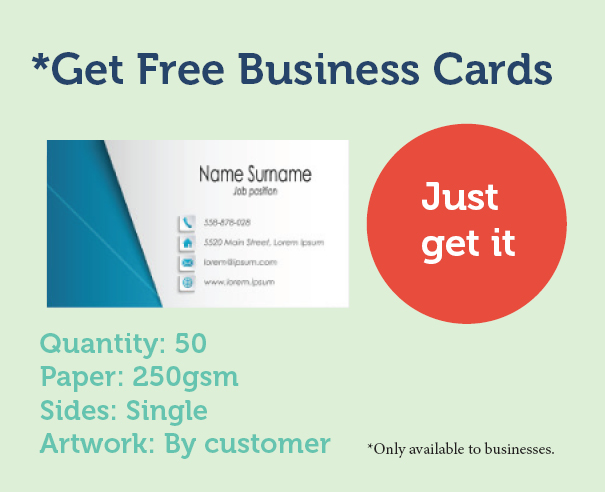 Free business cards